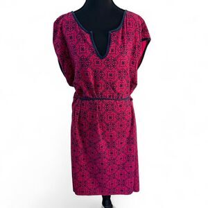 Tommy Hilfiger Floral print Kaftan Tie Waist Dress Sz XL